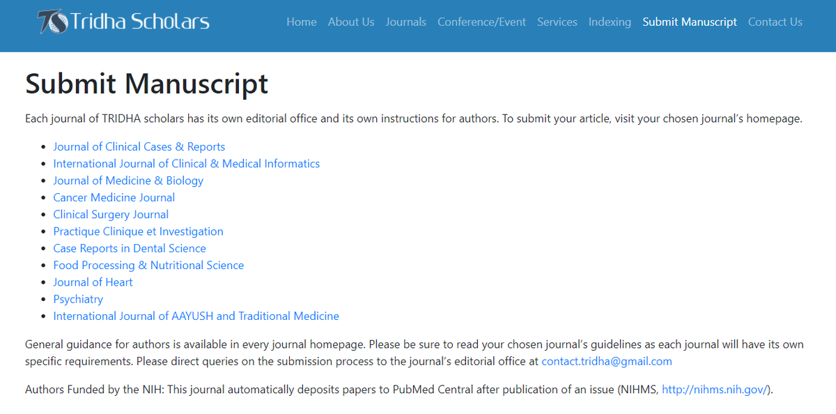 NishaDhama3's tweet photo. TRIDHA Scholars | Submit your research
#tridhascholars #submitmanuscript #research #opensubmisison #tridhaonlineservices
https://t.co/e9tUazJ15c https://t.co/z6a0lxZbCK