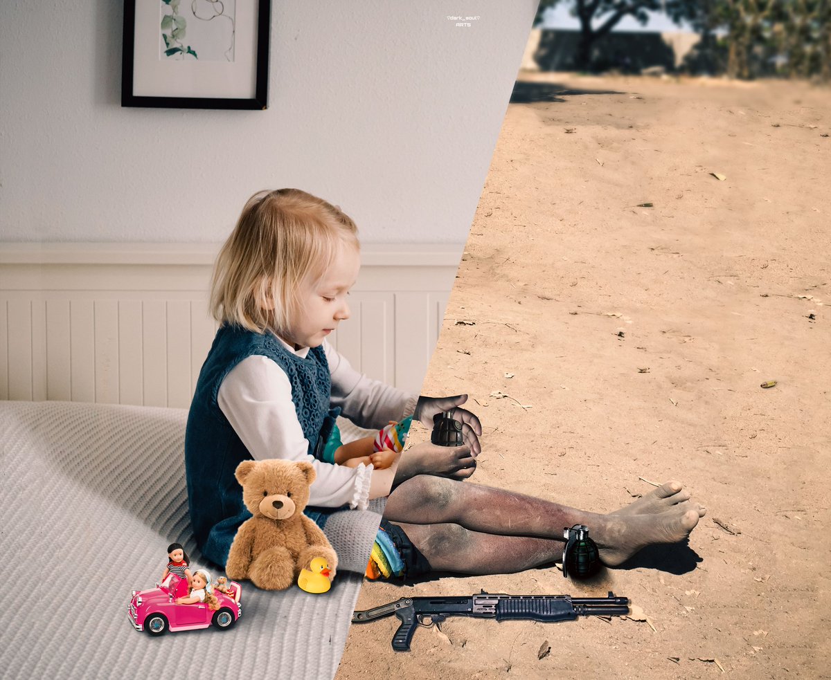 _darksoul_arts_'s tweet photo. “Different childhood"

#ContrastingWorldsContest https://t.co/jpplVjWC8l