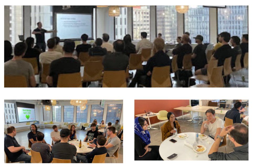 While working with our customers in SF, <a href="/ulfjack/">Ulf Adams</a>
 and @helenaltshuler hosted a meetup on writing better custom <a href="/bazelbuild/">Bazel</a> rules for our customers &amp; friends in SF at  @muxhq. Our First Quarterly EngFlow Customers &amp; Friends Meetup! Meet again soon!
engflow.com/blog/2022-04-15