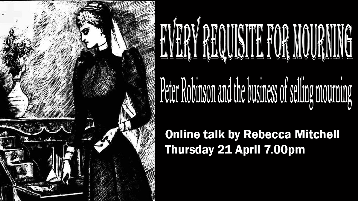 Highgate Cemetery (@highgatecemeter) on Twitter photo Thursday: an online talk which explores the commercial side of mourning rituals, including the challenges and pleasures they afforded, with a special focus on Peter Robinson, who is buried in Highgate Cemetery. Book at highgatecemetery.org/events Thursday: an online talk which explores the commercial side of mourning rituals, including the challenges and pleasures they afforded, with a special focus on Peter Robinson, who is buried in Highgate Cemetery. Book at highgatecemetery.org/events