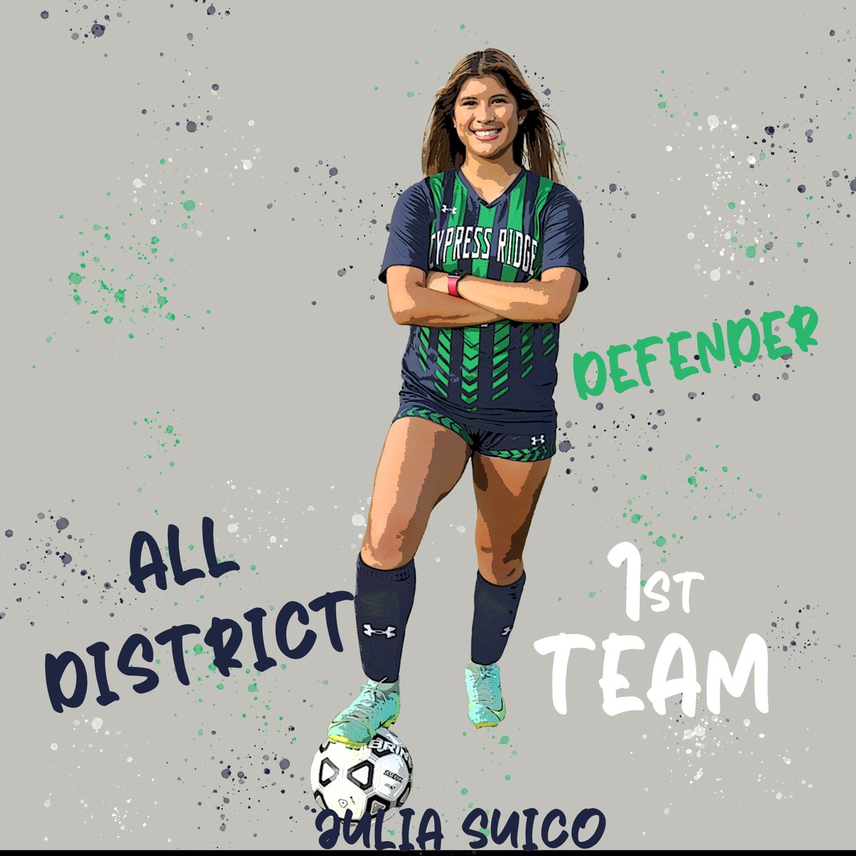 TheRidgeSoccer's tweet photo. Proud of our six athletes who earned themselves the recognition of the district. https://t.co/euVgubGFkL