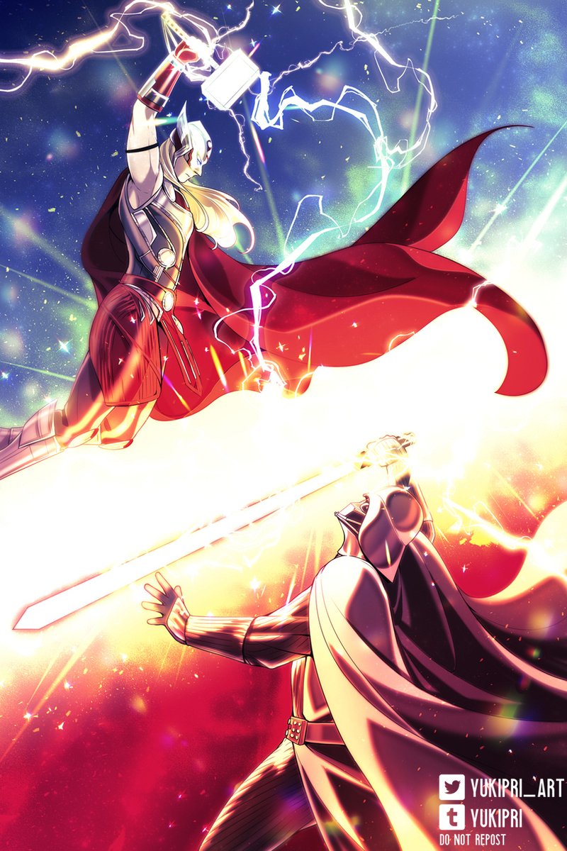 YukiPri_Art's tweet image. Padmé&apos;s Revenge...or Padmé&apos;s Justice?

The inevitable #ThorLoveAndThunder x #StarWars Crossover