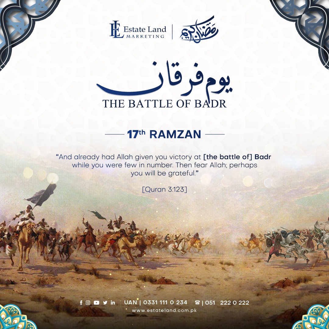 The battle of Badr was the first battle of Muslim Ummah in which the truth wins over Falsehood. In this battle, the Muslim army of 313 defeated 1000 well-equipped soldiers. 
.
.
#ramadan #ghazwaebadar #17ramzan #youmefurqan #islam #muslims #islamicbattle #imamali #muslim