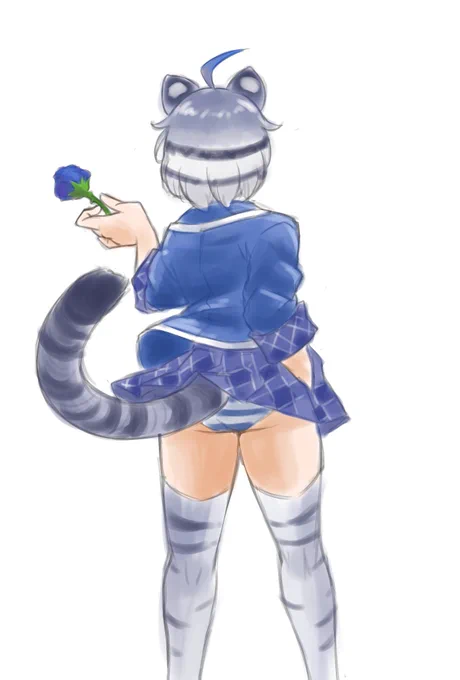 虎のフレンズのパンツは縞パン説 