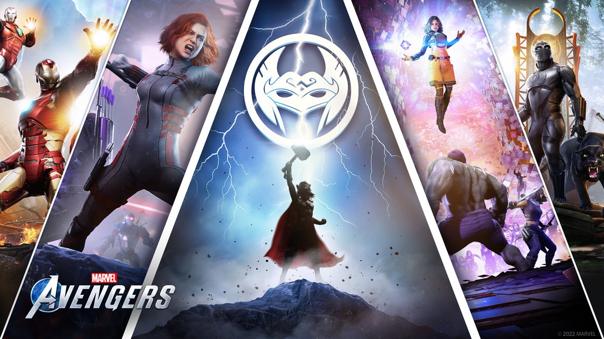 PlayAvengers's tweet photo. Now that patch 2.3 is behind us, we’d like to update you on what’s coming up in the near future for the game. This includes some great improvements to the event system as well as our next playable hero Jane Foster: The Mighty Thor!

🌩️ https://t.co/lp0kZiSYJt https://t.co/ry8u6ZXN2A