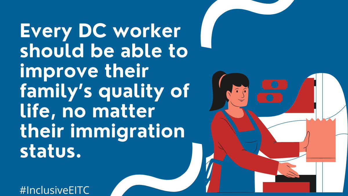 TU_WDC's tweet photo. DC should be a place where economic security is for everyone, no matter their immigration status. Take action now to ask DC Council to include undocumented residents in the EITC! #InclusiveEITC #DontExcludeMe https://t.co/iBeKszzcZZ https://t.co/SbkCVJTeD3