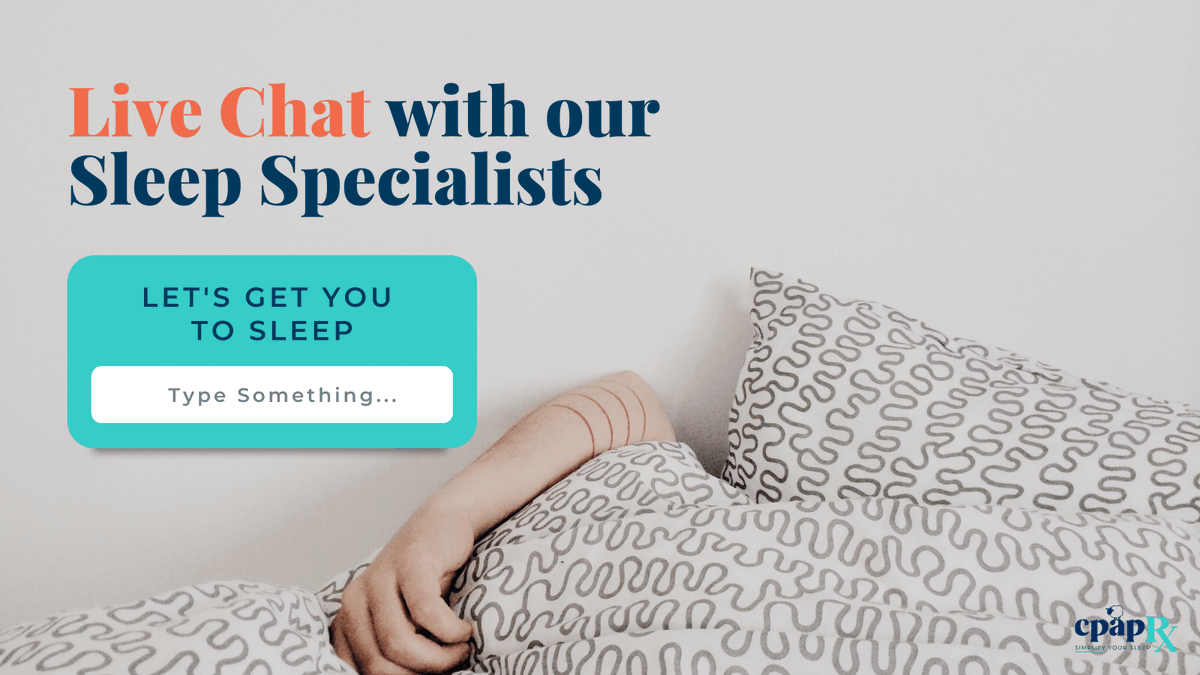 cpapRX's tweet photo. Wondering what #CPAPmask is best for you? Prescription or Insurance questions? Just getting started and not even sure what to ask? We're here for you!

Live Chat with our team of #SleepSpecialists right on our website with any #CPAP questions you may have: https://t.co/V1RIeIJmnn https://t.co/P7IwYfIecS