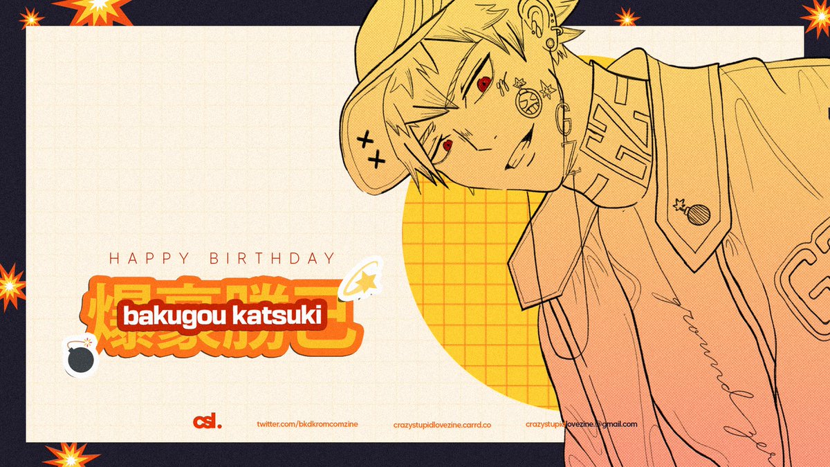 bkdkromcomzine's tweet photo. ๐ฅ๐งจ๐งก Happy Birthday, Bakugou Katsuki!
#CSLCelebrates #KatsukisBirthdayBlast
#็่ฑชๅๅทฑ็่ช็ฅญ2022 https://t.co/siHKFtaAlG