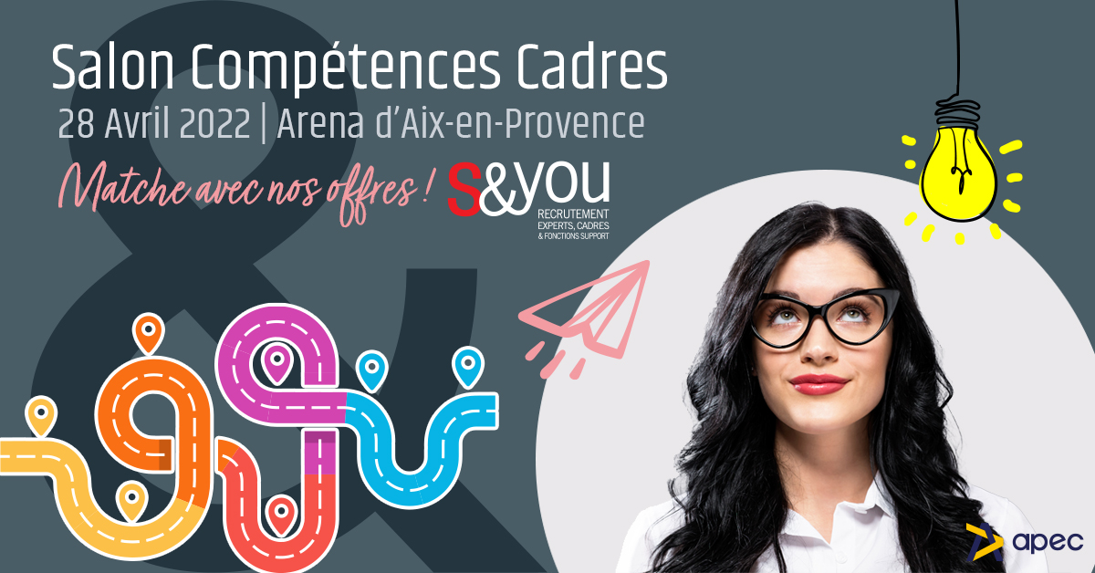 Sandyou_Fr's tweet photo. 📣 Event | #Salon Compétences Cadres de l'Apec - Association Pour l'Emploi des Cadres

📍 Arena du Pays d'Aix - Aix-en-Provence
📆 28 avril de 9h00 à 18h

👉 Inscrivez vous pour participer : https://t.co/iYfQEpqP45

#Sandyou #Recrutement #RH #CompétencesCadres #SalonApec  #Apec https://t.co/RbCk0028g0