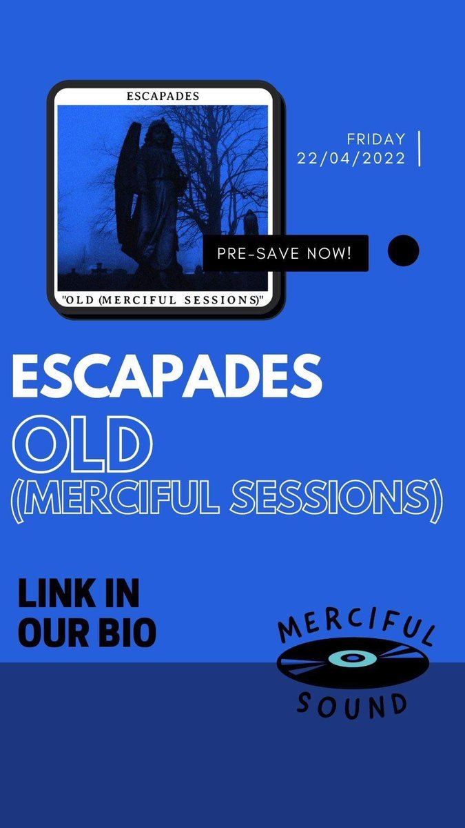 Double reminder: Escapades’ new release ‘Old (Merciful Sessions)’and their gig <a href="/The_Peer_Hat/">The Peer Hat</a> are both coming this Friday! Pre save the track and find tickets for the gig in our bio!