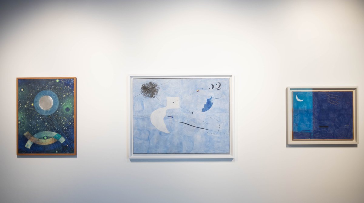 🔵 Disfruta de Joan Miró y Max Ernst y déjate inundar por el color de los sueños, la imaginación y el subconsciente. Entra con ellos en el Tiempo Interior, en #CentrePompidouMálaga