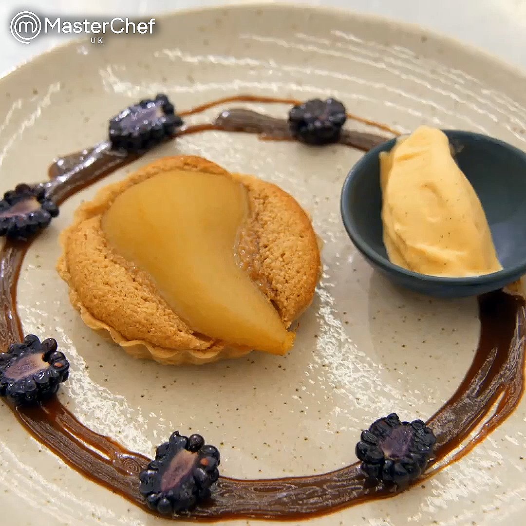 MasterChef UK 🍴 on Twitter "A pear poached in whiskey is unusual, but