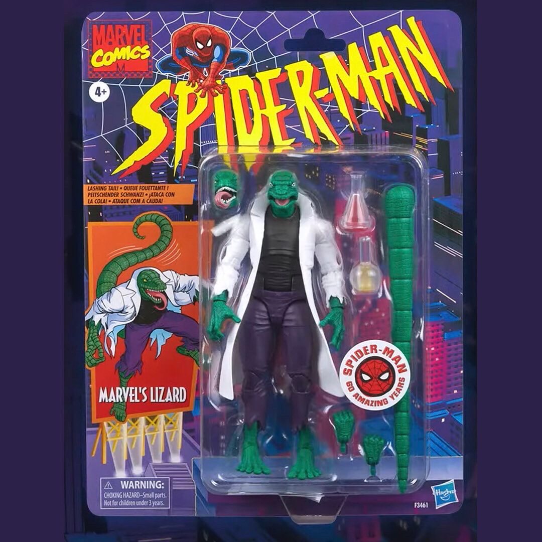 HMooreDesign's tweet image. Marvel Legends Retro Spider-Man: Lizard coming soon to Walmart. Working on these retro style packs never gets old. This is definitely one I need an extra so I can open.
#hasbropulse #marvellegends #beyondamazing #SpiderMan #lizard