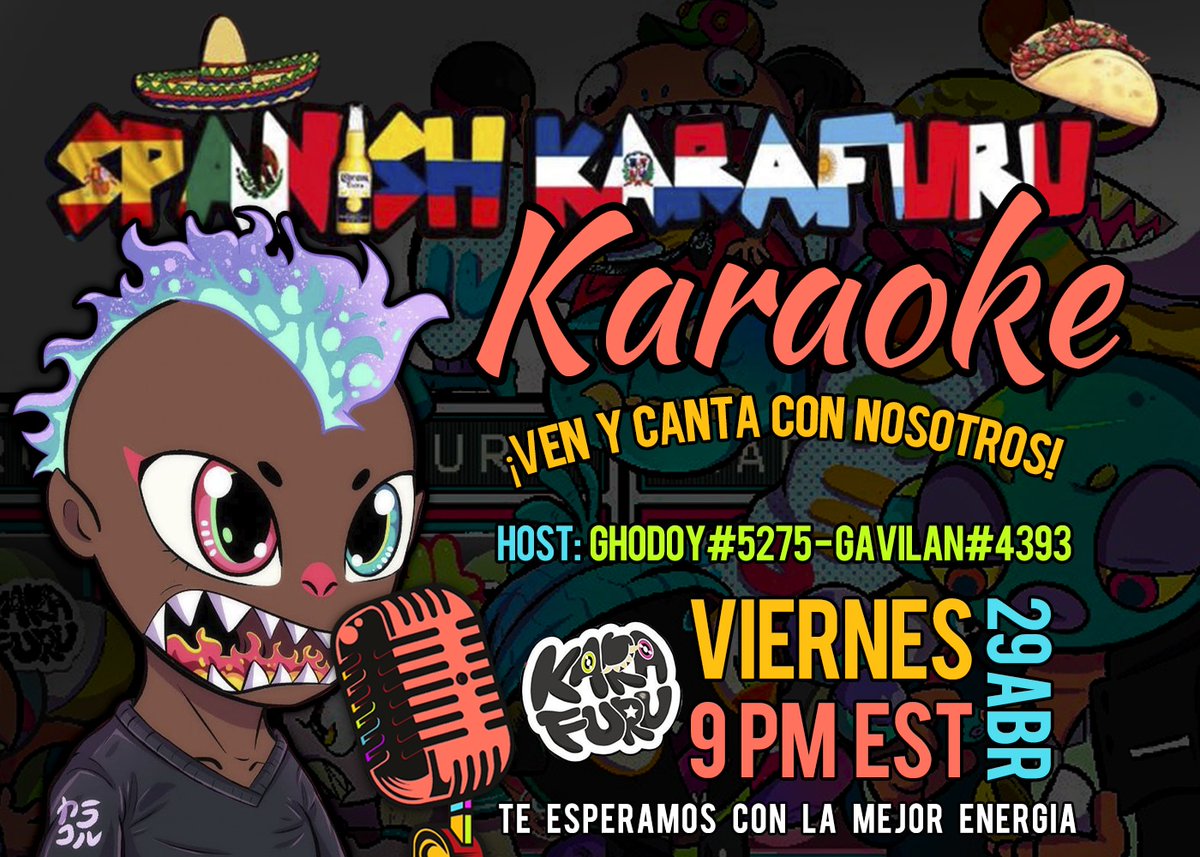 Ghodoy95's tweet photo. Chicos !Que tengan un excelente dia!! Para que se vayan programando
Queremos llenar esto de 100 Personas o mas! Sabemos que este tipo de actividades reúnen mucho la comunidad y por eso la estaremos haciendo con toda la energia! 👏@toromilano58 @HolgharS @Gavilan4393 @KarafuruNFT https://t.co/wI2tqCs0cP