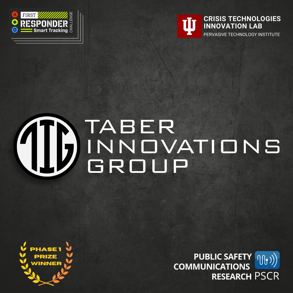 Taber Innovations Group is proud to be a FRST Challenge Phase One Prize Winner! Teams in <a href="/FRSTChallenge/">@FRSTChallenge</a> are working to create life-saving technology for providing precise location details of first responders inside a structure. Learn more at frstchallenge.com.