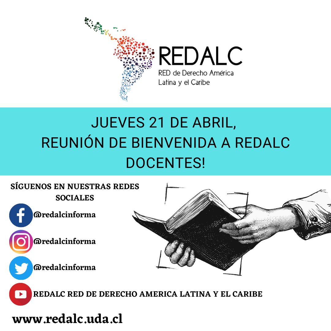 redalcinforma's tweet photo. Este jueves y viernes, actividad de bienvenida de Docentes y Estudiantes Redalc https://t.co/czVsoB2Uap
