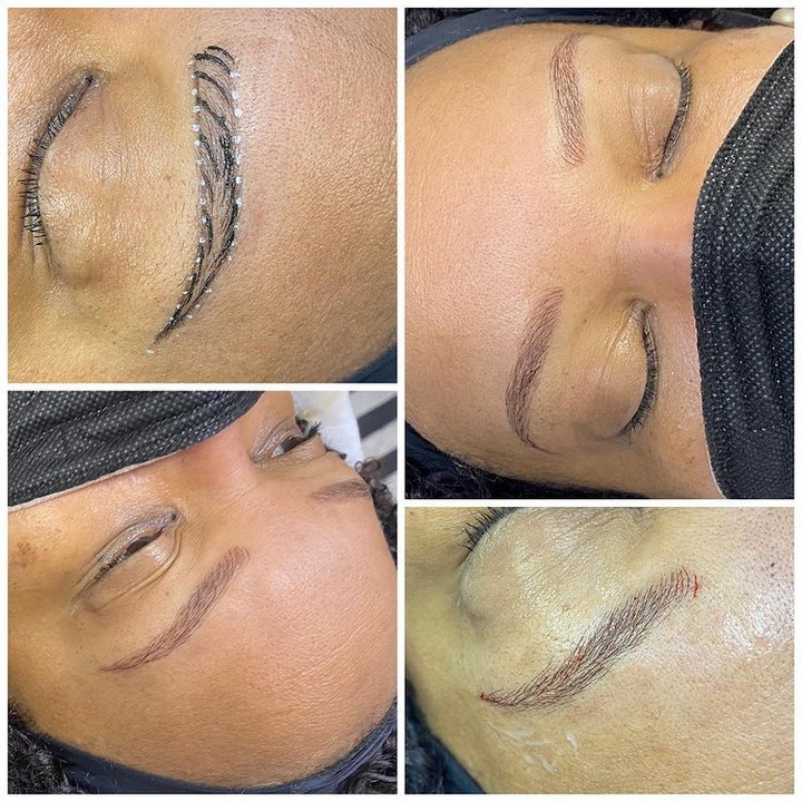 robinsharmaine's tweet photo. My lovely client came in today to get her brows #bladed Donβt forget to book your brow session today! #microblading #brows #henna #powderbrows #atlbrows #bladedglorystudio https://t.co/mP0CYyn61W