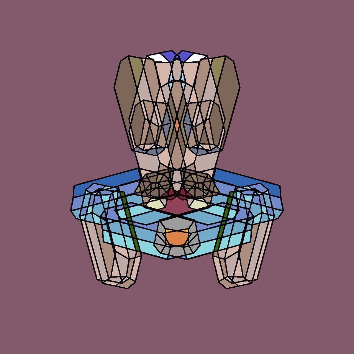 Worked with someone on an algorithm that takes shapes and spins them into larger structures on a vertical axis with emphasis on pareidolia. It’s been churning out some neat stuff.