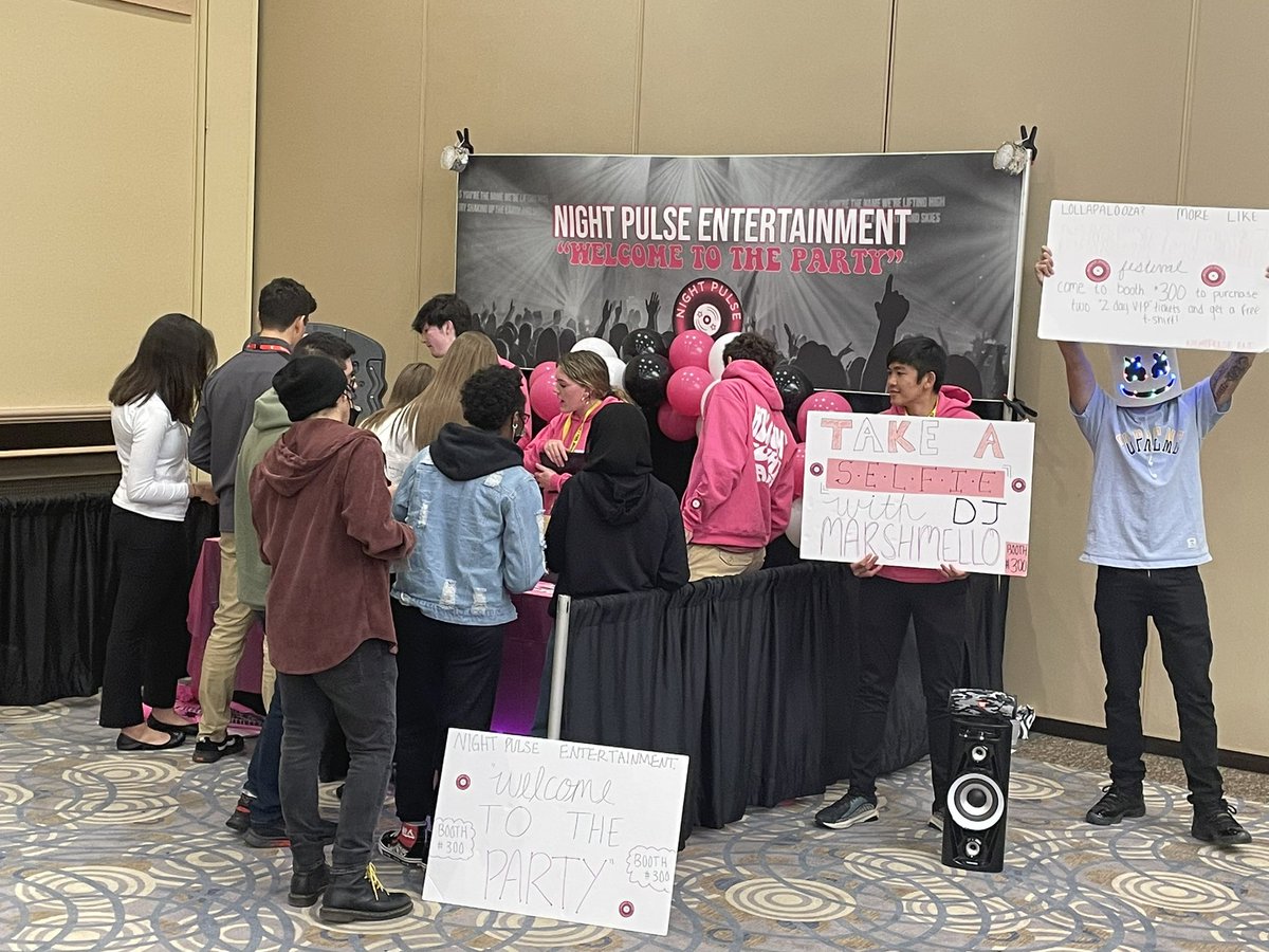 Waubonsie Business (@wv_biz) on Twitter photo Busy at the <a href="/nightpulseVEI/">Night Pulse Entertainment</a> booth. Everyone wants to join the party at the <a href="/VEInternational/">veinternational</a> IL Spring Trade Show. #vegreatlakes #BeWV Busy at the <a href="/nightpulseVEI/">Night Pulse Entertainment</a> booth. Everyone wants to join the party at the <a href="/VEInternational/">veinternational</a> IL Spring Trade Show. #vegreatlakes #BeWV