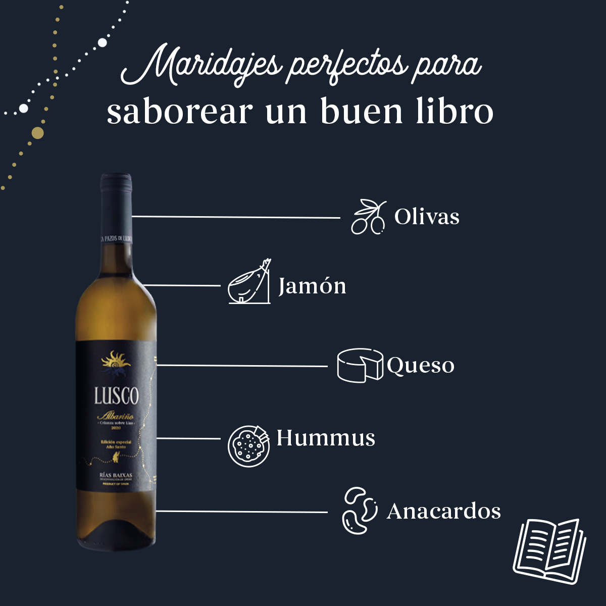 ¿Qué lectura nos recomiendas para disfrutar con Lusco? #DíaDelLibro #DiadelLibro2022 #Lusco #ConBuenVinoSeAndaElCamino