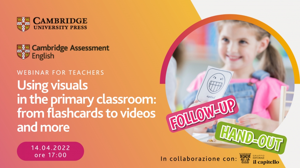 GEilcapitello's tweet photo. Giovedì scorso Sarah Ellis e Fabio Galvanini ci hanno parlato di #flashcard, #video e altri strumenti visivi utili all'insegnamento della lingua #inglese nella #scuolaprimaria. Leggi l'articolo riepilogativo sul blog 👉 https://t.co/uFS7y8vpf7 https://t.co/8zLG4j02Dr