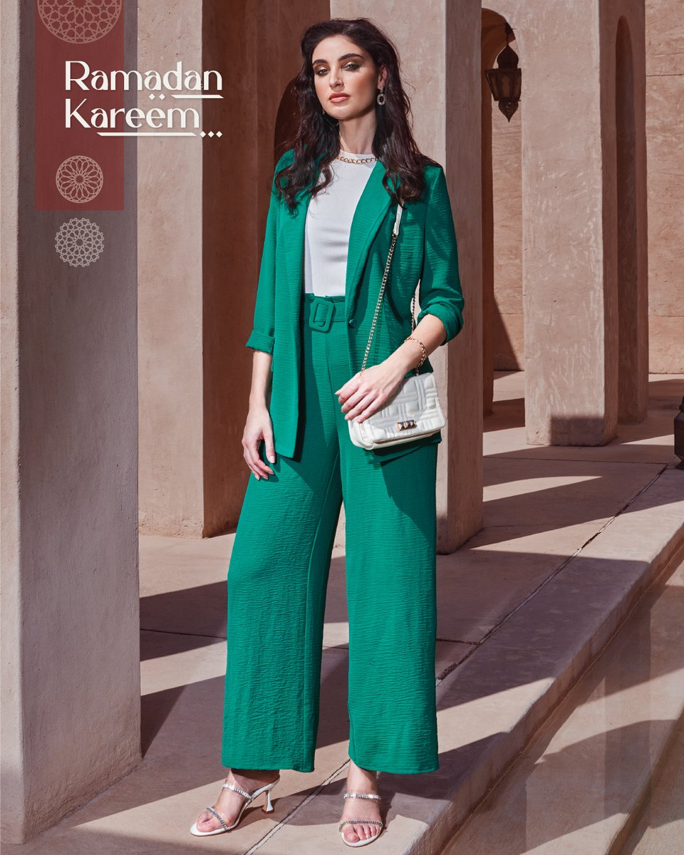 maxfashionMENA's tweet photo. Today’s color of the week is GREEN: Green Blazer Set💚

Shop our Ramdan Collection in store and online, prices starting from 60 DHS/SAR.

#MaxRamadan #Ramadan #MaxFashion #RamadanNights https://t.co/MSS7CEtx2Q