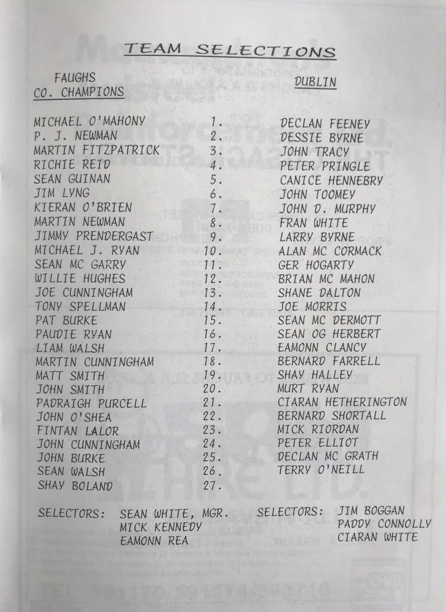 GAA Programmes tweet media