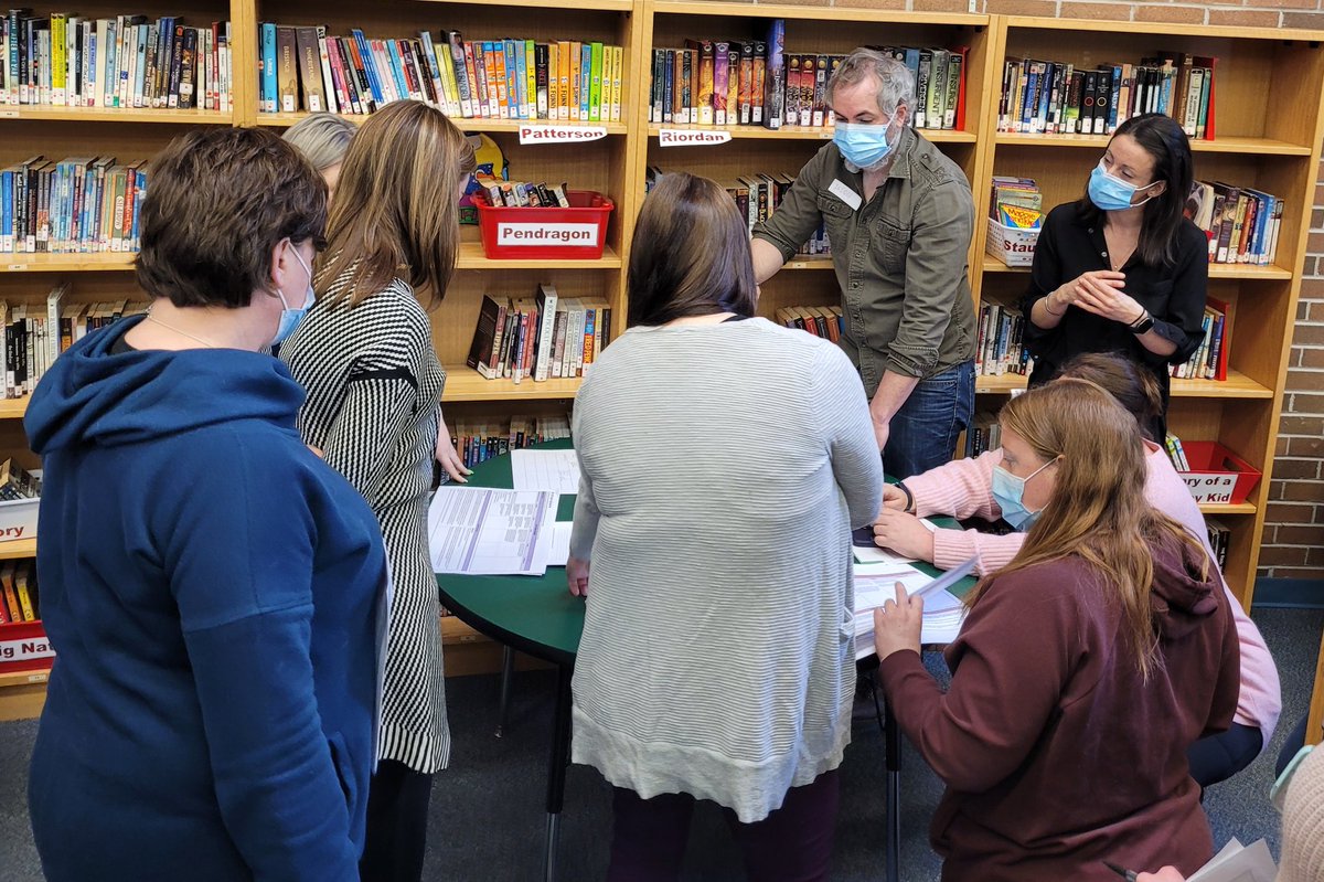 Mrs_NielsenCKL's tweet image. Great Math learning at Archie Stouffer ES. It is so nice to have in person Math PD for Grades 1-8 across the board! #tldsbmath