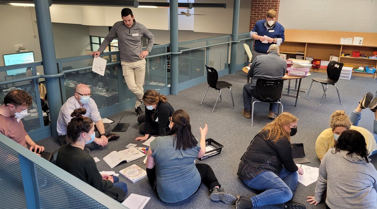 Mrs_NielsenCKL's tweet image. Great Math learning at Archie Stouffer ES. It is so nice to have in person Math PD for Grades 1-8 across the board! #tldsbmath