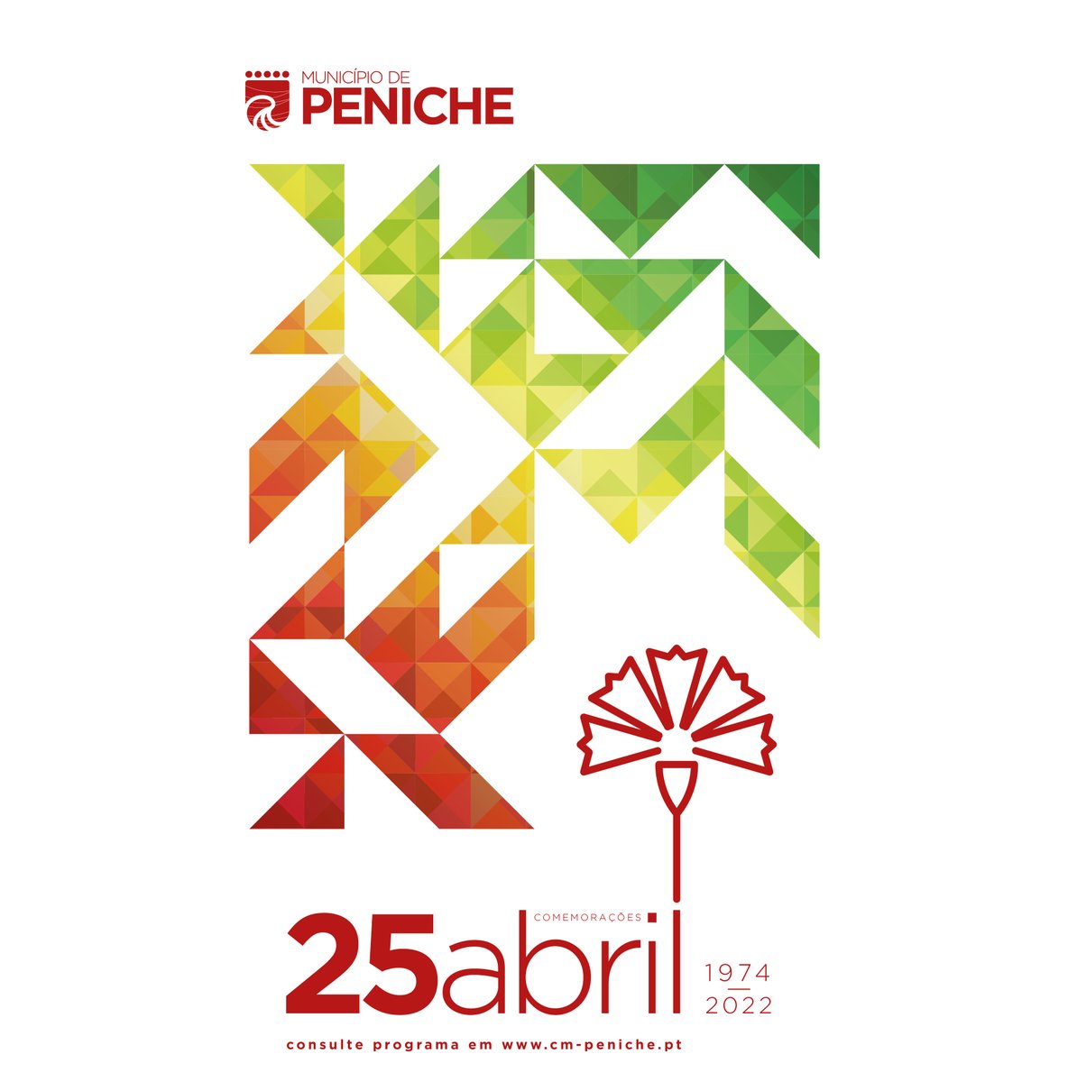 PENICHE 2022
Comemorações do 48º ANIVERSÁRIO DO 25 DE ABRIL DE 1974 💮
Consulte o programa em cm-peniche.pt

#25abril1974 #peniche
