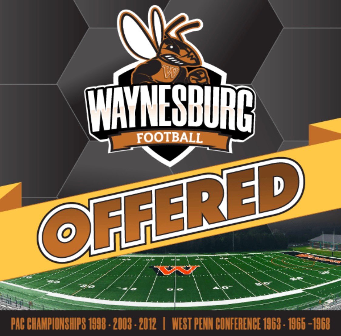 Excited to receive an opportunity to continue my academic and football career at @WU_SWARM