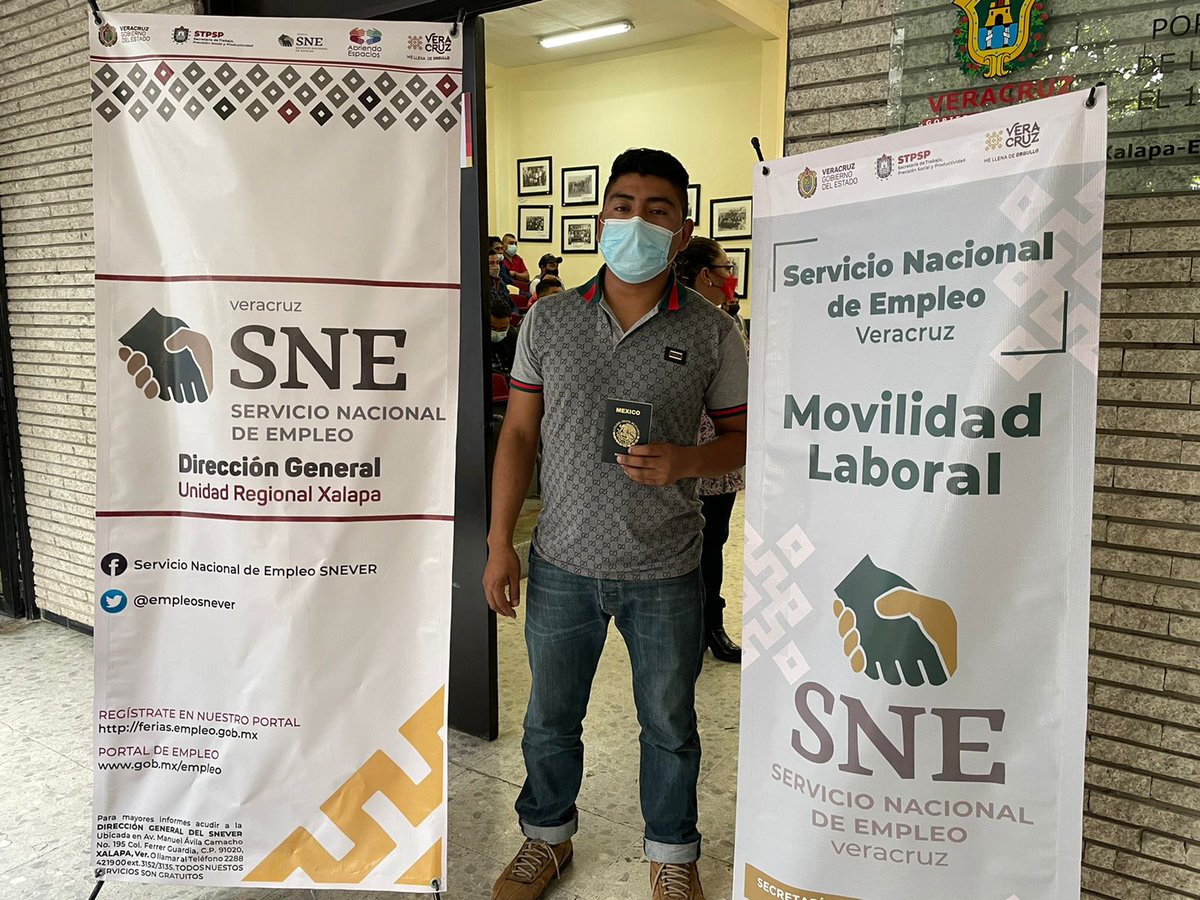 Gracias al programa de Movilidad Laboral del <a href="/empleogob_mx/">Servicio Nacional de Empleo</a>, la Unidad Regional #Xalapa en #Veracruz está realizando el día de hoy entrevistas a Jornaleros Agrícolas. 

¡Si lo ves en #SNE #SeguroEs !