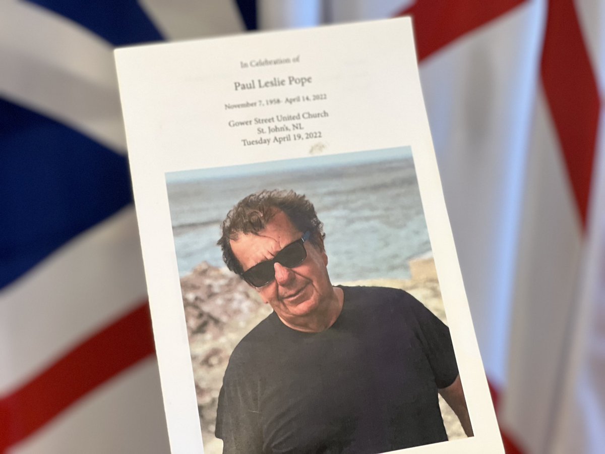 PremierofNL's tweet photo. Very moving ceremony to honour Paul Pope, a giant in our province whose absence is immeasurable. Newfoundland and Labrador talent, as Paul inspired, on full display. 

Thank you, Paul. For believing in this place. For dreaming. And thank you for your legacy. Rest easy. https://t.co/Xgj2BhhXSX
