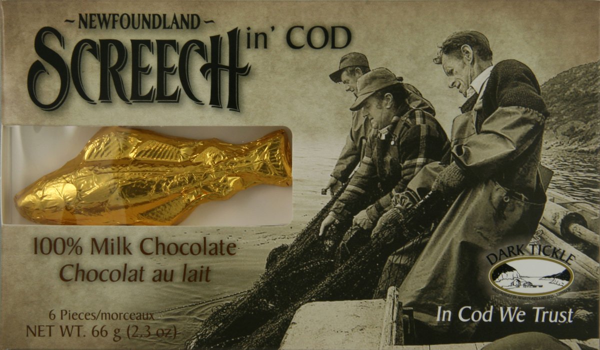 Better to eat a chocolate cod then kiss a real one isn't it? darktickle.com/chocolates/269… #chocolate #Screechin #cod #shoplocal #exploreNL