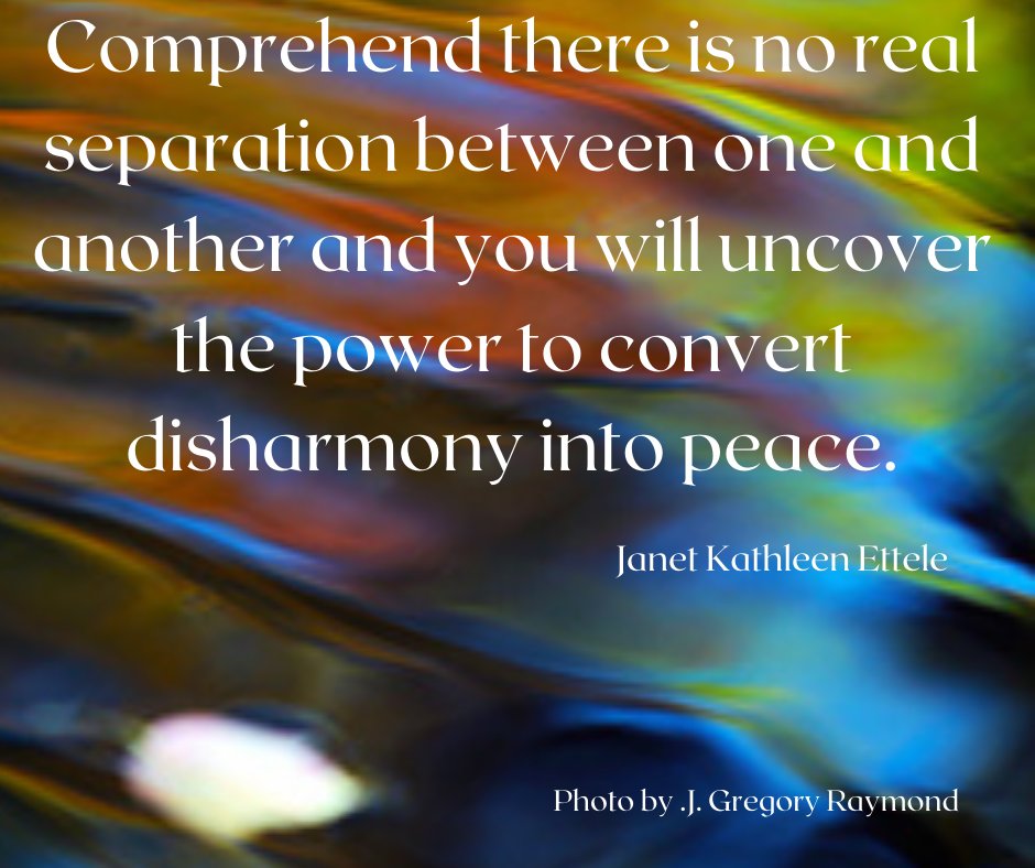 JanetEttele's tweet photo. Where can you convert disharmony into peace?
#JanetEtteleCoach #YourLifeisYourArtWorkshop #mindfulnesscoaching #Transition #PersonalIntrospection #OnlineWorkshop #MeaningfulLife https://t.co/sgKXWFa552