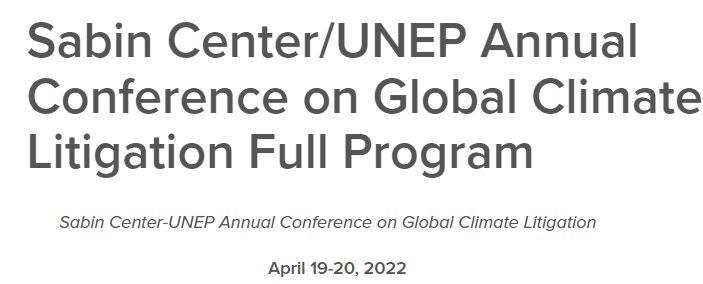 CsrEvent's tweet image. #CsrAgenda underway - #Apr19

Annual Conf. on Global #ClimateLitigation "@SabinCenter @UNEP | Day1 of 2 
climate.law.columbia.edu/content/sabin-… 

#climatelawsuit #climatecase #HumanRights @elmnordlander @RiccardoLupori1 @Noneleftbehind2 @JoanaSetzer @fsindico @ColomEsmeralda @JavierSolana8