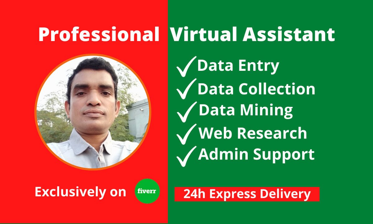 hashim683930's tweet image. fiverr.com/hashim683930/b…
#virtualassistant #admintask #webresearch #Dataentry