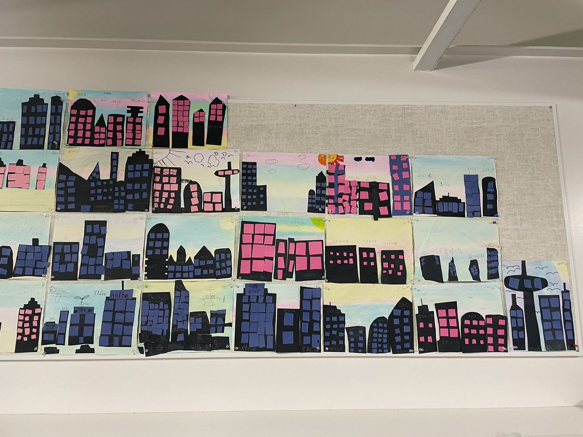 Beautiful sunsets behind our array cities 🥰#mart #math&amp;art