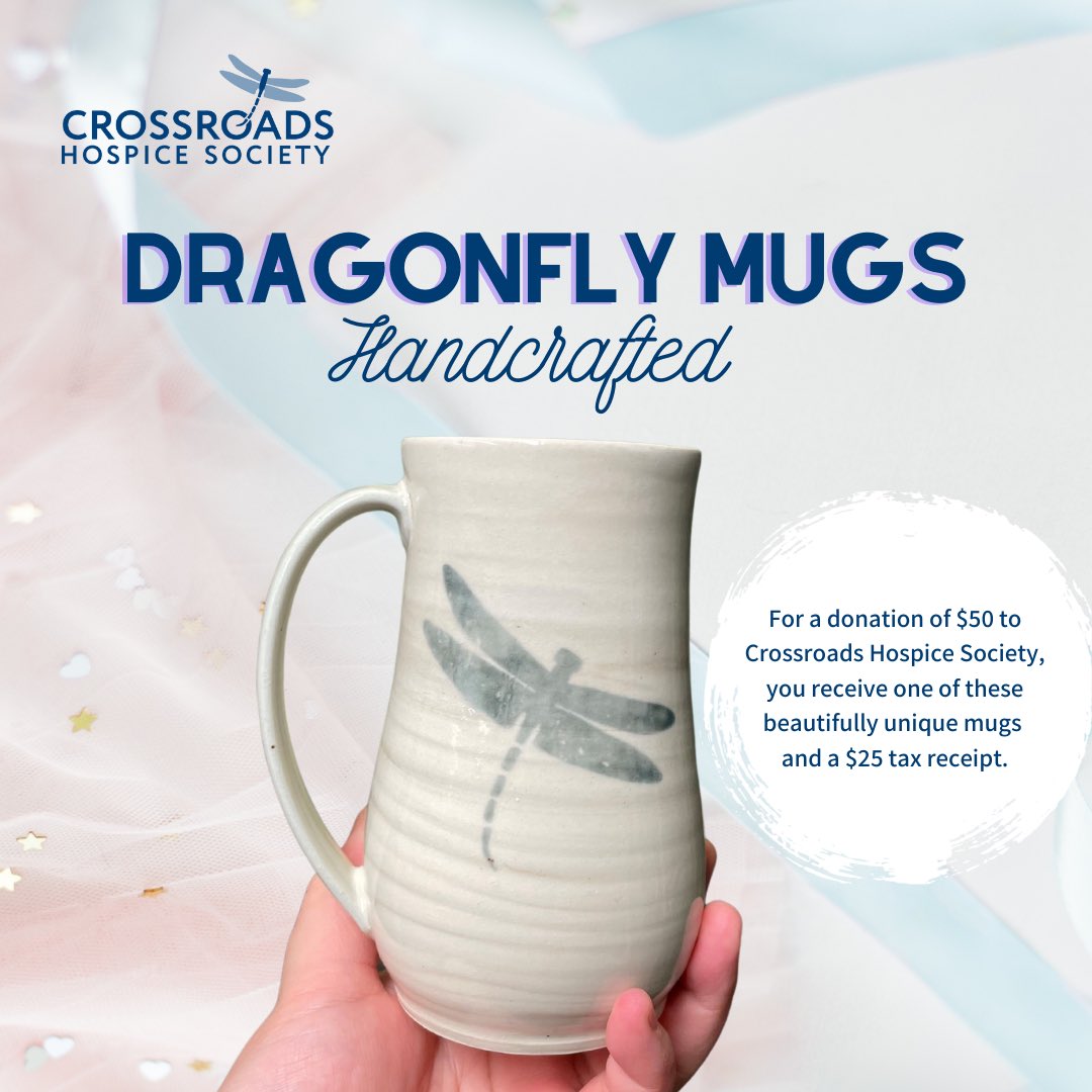 Our Limited Edition Dragonfly Mugs go on sale today @ 10am PST. crossroadshospice.org/pages/chsmugs