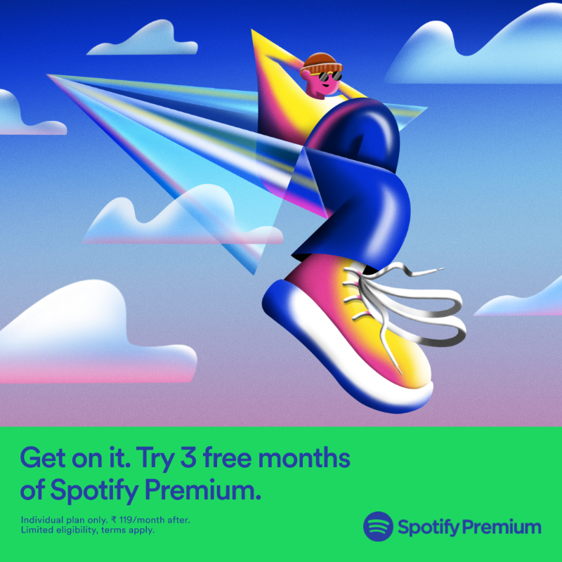 Spotify's tweet photo. Vibe out and live proud. Listen to the music you love, ad-free.