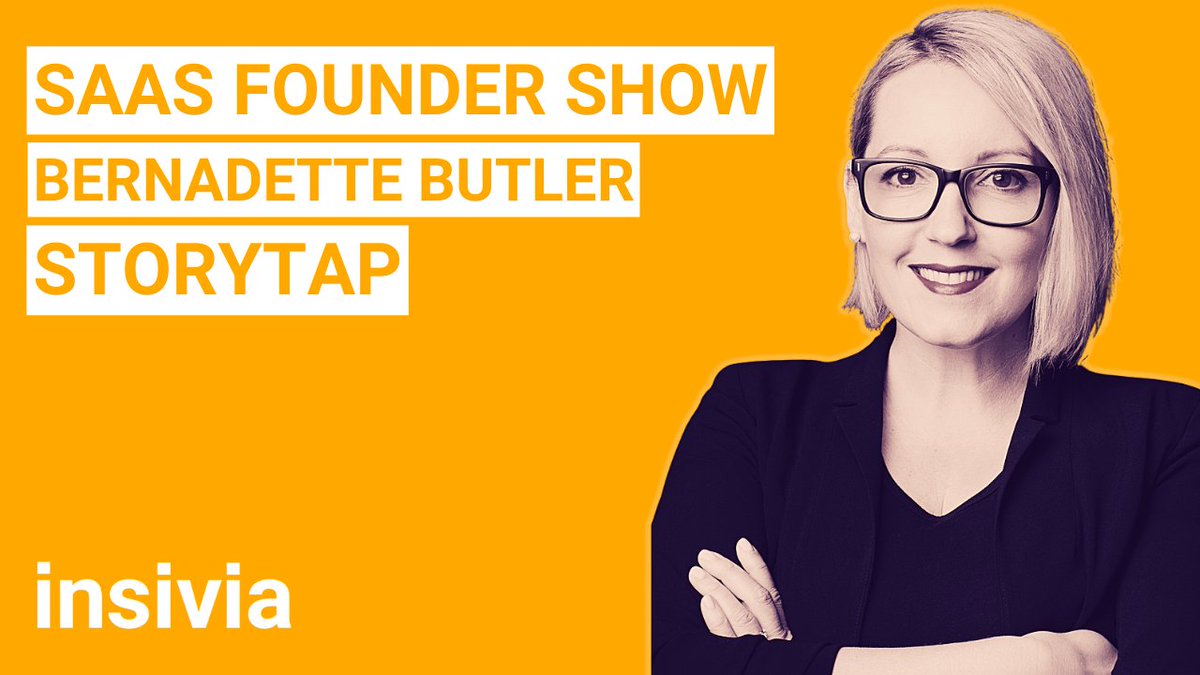 insivia's tweet photo. Tomorrow, @BButlerStoryTap, Co-Founder and CEO of 
@storytapvideo, joins our co-hosts, Andy Halko &amp; 
@TonyZayas on the #SaaSFounderShow. Make sure to set a reminder and tune in ➡️ https://t.co/5dvoM8CiNb

#Insivia #ActBold #ThinkSmart #SaaSFounders #Storytap #VideoSEO #RetailTech https://t.co/3A8UGuiqPN