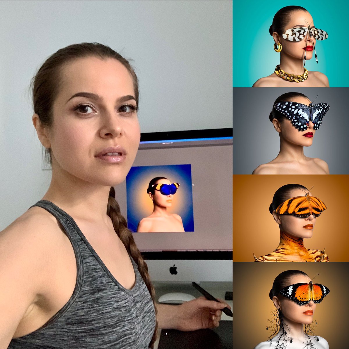 Working on my project FLAMBOYANT BUTTERFLIES. I drop new work every week until it’ll hit 100 #NFTartists #nftart #NFTProject #NFTdrop