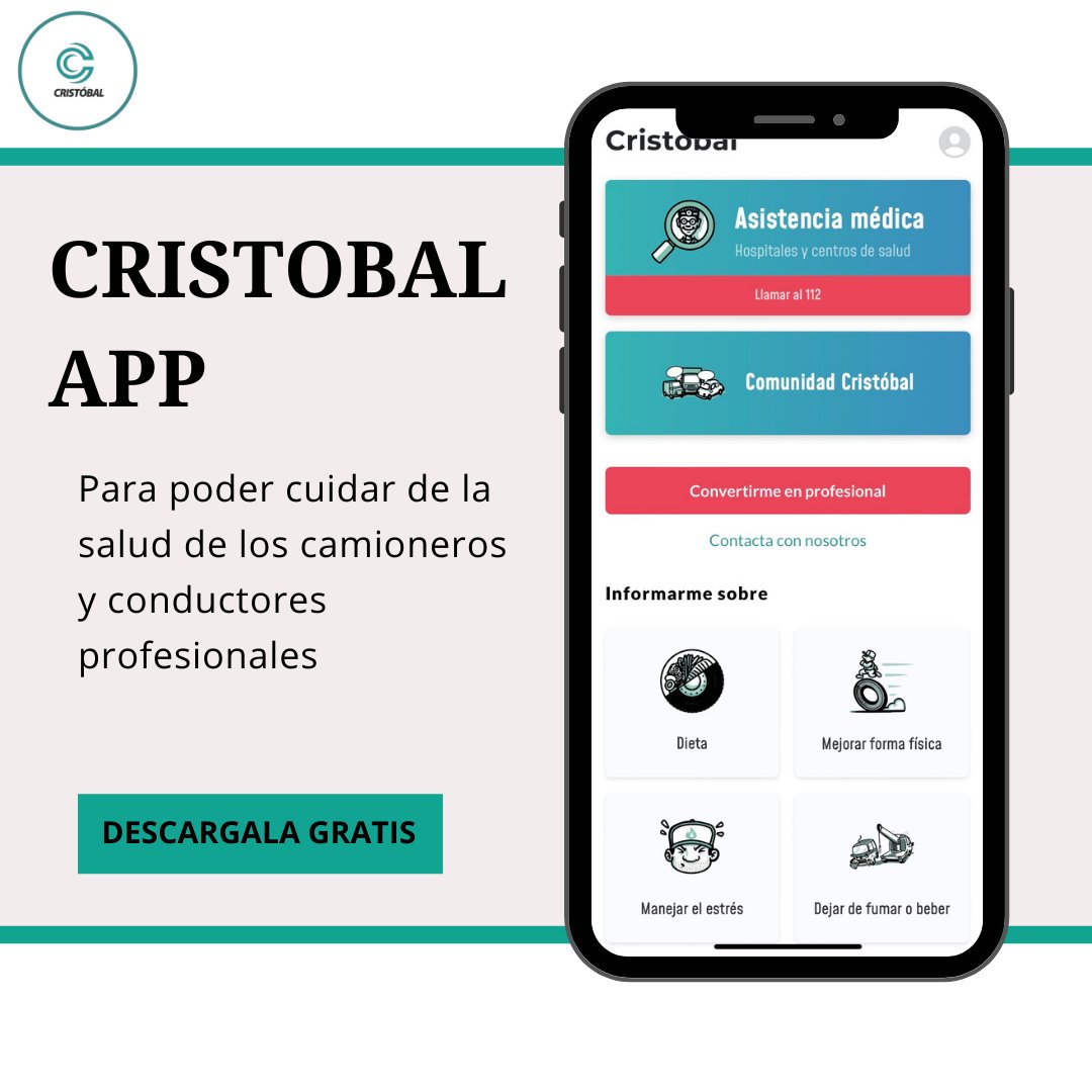Cristobal_App's tweet photo. Esta es nuestra App, es muy fácil de usar y te será de mucha utilidad. Te damos consejos de salud y te acercamos a los profesionales de salud de tu zona.
https://t.co/QvRUnYzxTj https://t.co/tCRq9H7Onb