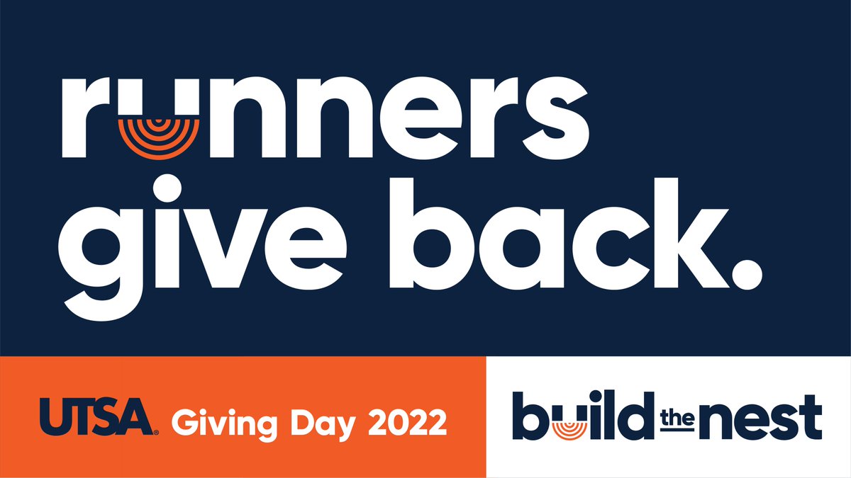 UTSAAlumni's tweet photo. (1/3) Today and tomorrow show your Roadrunner pride and support what you love. @UTSAGivingDay is truly the best day of the year to give to a chapter scholarship from your area: https://t.co/pinv2y9yUV