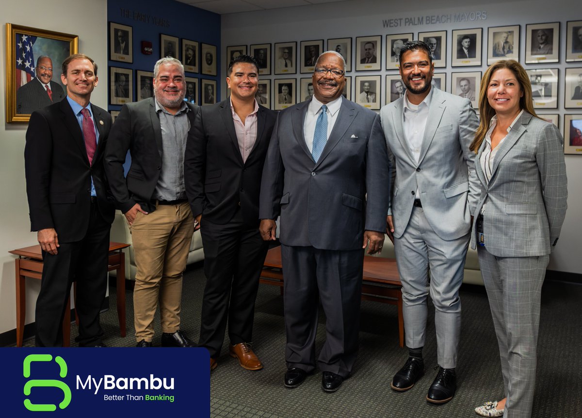 bambu_my's tweet photo. Val Infante COO and Pedro Infante CCO at MyBambu and part of his team met with West Palm Beach City Mayor Keith James, at the City Hall. They introduced MyBambu as a new addition to the city and presented the amazing growth the company has achieved since opening an office in WPB https://t.co/wS4AiBWIYs