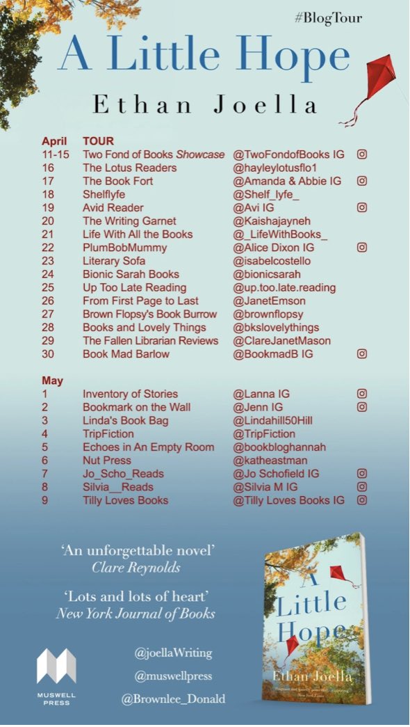 avi_d_reader's tweet image. Join me later over on Instagram for my review of #alittlehope by Ethan Joella!