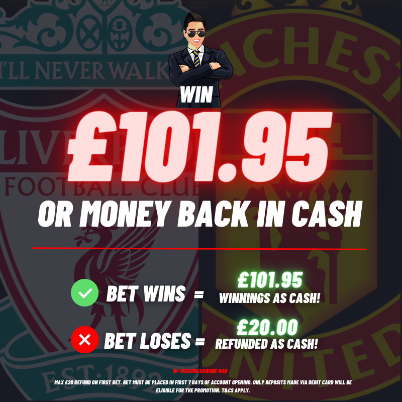 🚨 BET BUILDER IS LIVE!

Add it here: bit.ly/BetBuilder-19A…

Sign up &amp; get money back in cash if it loses here: bit.ly/BennyFree20

18+ BeGambleAware AD