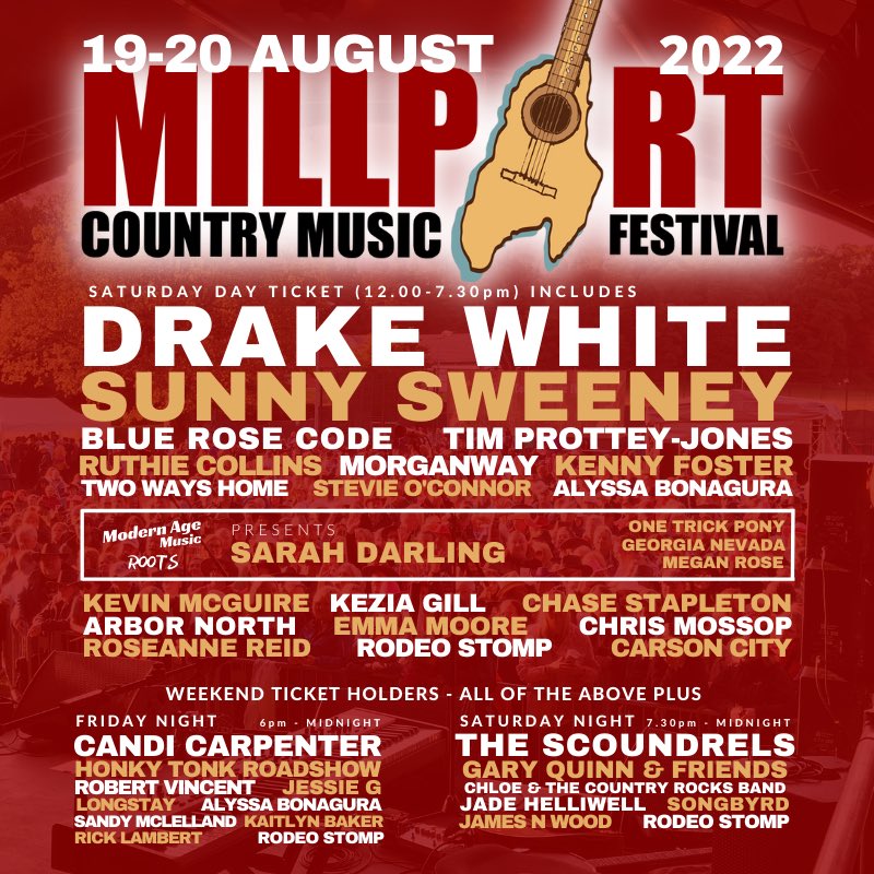 ModernAgeMusicHQ (@modernagemgt) on Twitter photo After months working secretly behind the scenes we are thrilled to announce that Modern Age Music Roots will be hosting the “Cactus Stage" at <a href="/MillportCountry/">MillportCountryMusic</a>!
Special thank you to Millport Country Festival organisers for having us!
🎟 Tickets: millportcountrymusic.com After months working secretly behind the scenes we are thrilled to announce that Modern Age Music Roots will be hosting the “Cactus Stage" at <a href="/MillportCountry/">MillportCountryMusic</a>!
Special thank you to Millport Country Festival organisers for having us!
🎟 Tickets: millportcountrymusic.com