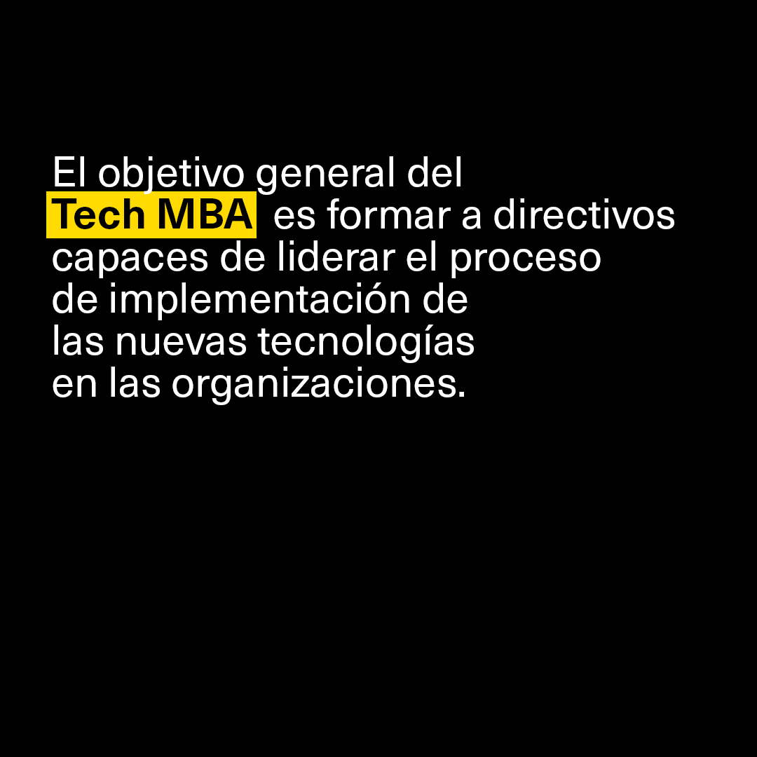 ObsSchool's tweet photo. ¡Lanzamos el nuevo Tech MBA de OBS Business School!
El objetivo general del Tech MBA es formar a directivos capaces de liderar el proceso de implementación de las nuevas tecnologías en las organizaciones.
Infórmate en nuestra web: https://t.co/NeM1tYXc2n
#TechMBA https://t.co/GnwuqUzt4S