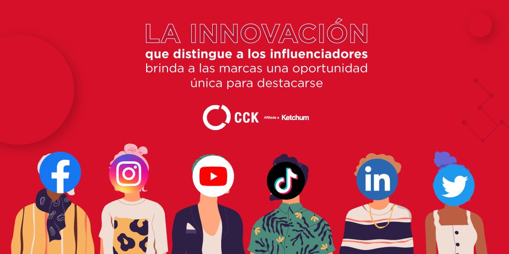 ComCorpCA's tweet photo. El marketing de influencers es una herramienta que seguirá siendo impulsada por la innovación en las redes sociales. #SomosCCK https://t.co/k3DVX7y1ta